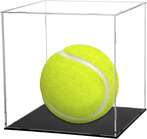 Vista 14 de Soportes acrílicos para pelotas de béisbol para exhibición de recuerdos, exhibición de sóftbol, soporte para tenis (4.99x2.79 cm; 1.97x1.1 pulg.)