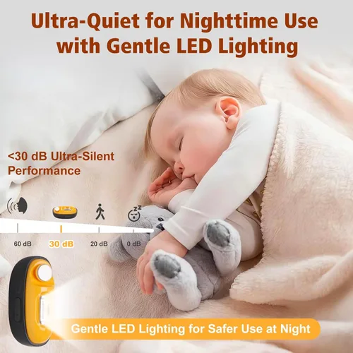 Vista 3 de Cortaúñas eléctrico, herramienta de cuidado de uñas 2 en 1 con función de limado, recortadora de uñas segura y suave con luz LED, silencioso y sin