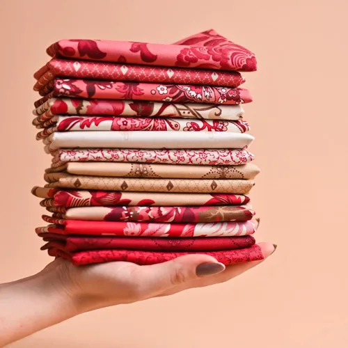 Vista 5 de True Fabrics Jelly Roll En Rouge - Tela precortada (tiras de 2.5 pulgadas)