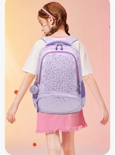 Vista 44 de Juego de mochila para niñas y adolescentes, mochila escolar para niños con bolsa para el almuerzo, estuche para lápices, mochilas escolares
