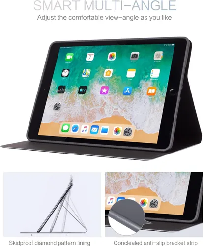 Vista 5 de Funda LalumiX para iPad de 9ª generación, funda para iPad de 9ª generación, funda para iPad de 7ª/8ª generación, funda para iPad 10.2 Panel