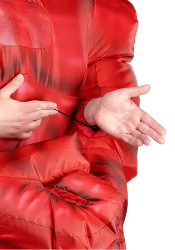 Vista 5 de Disfraz Inflable para Hombre de Marvel Red Hulk Multicolor