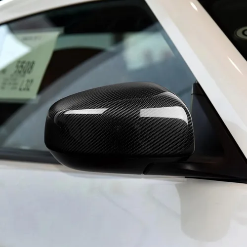 Vista 6 de Tapa de espejo retrovisor para Nissan 370Z 2009-2020 + cubierta de entrada de conducto de ventilación lateral para parachoques delantero