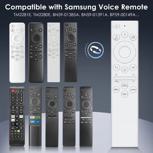 Vista 2 de Replacement for Samsung Frame Smart TV Voice Remote Control