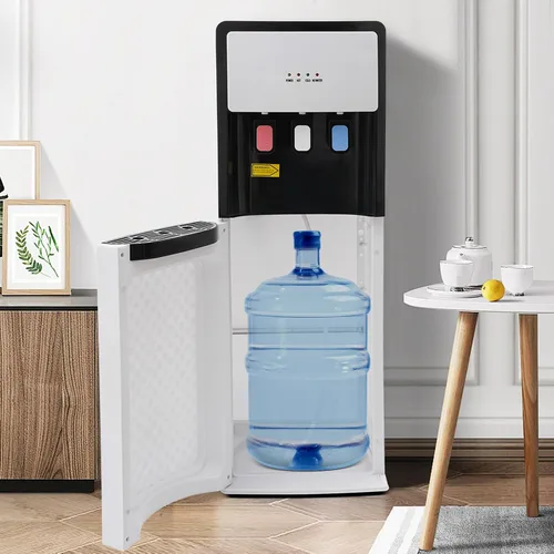 Vista 6 de Dispensador de enfriador de agua de carga inferior para botellas de 5 galones, 3 ajustes de temperatura, caliente (185.0-203.0 °F/185-203℉), frío