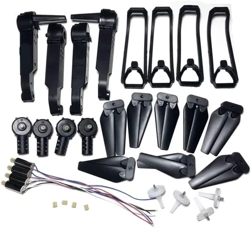 Vista 16 de Fit for K3 E99&K3 Pro Rc Drone FPV Quadrotor Spare Parts for E99&K3 Pro Engines Motor Base Propellers Blades Frame Gears Arm Kit(100pcs Gear)
