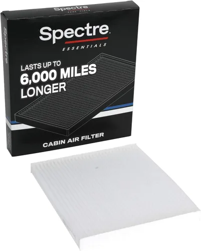 Vista 8 de Filtro de aire para cabina Essentials de Spectre por K&N: Premium, vida útil 50 por ciento más larga: Compatible con modelos seleccionados