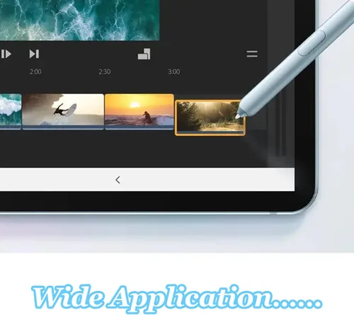 Vista 3 de Reemplazo de lápiz para Samsung Galaxy Tab S6 Lite S Pen (EJ-PP610) Lápiz táctil de repuesto + 5 puntas gratuitas Azul claro