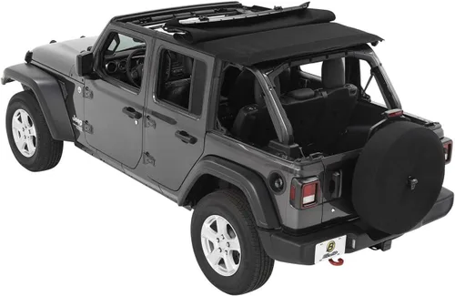 Vista 5 de Bestop Diamante negro Tre 5686335 para Jeep Wrangler JL 4 puertas 2018-2027