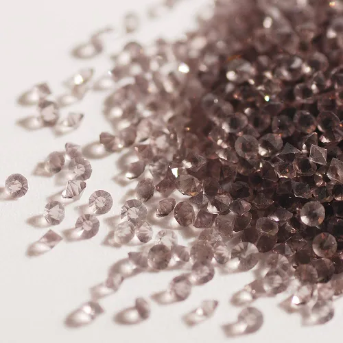 Vista 15 de 5000 cuentas de diamantes de imitación de cristal de diamante ultra mini de 0.044 pulgadas con parte trasera plana, cristales iridiscentes, brillo