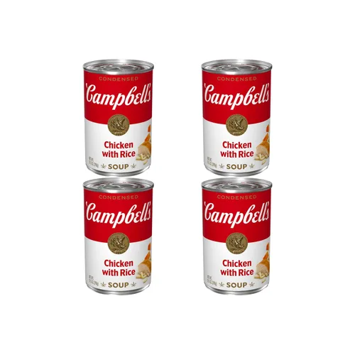 Vista 15 de Campbell's - Sopa condensada de pollo y arroz, lata de 10.5 onzas