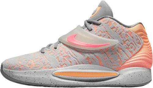 Vista 24 de Nike KD 14 Gris Lobo 2021 CW3935-100