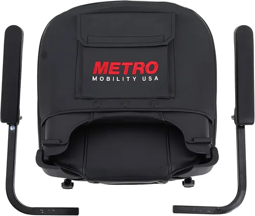 Vista 9 de Scooter eléctrico de movilidad de 4 ruedas - Scooter plegable de movilidad con batería para personas mayores, adultos, color azul