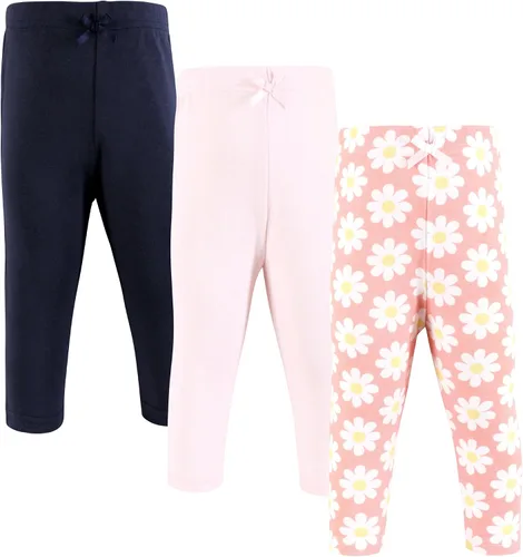 Vista 100 de Hudson Baby - Pantalones y leggings unisex de algodón para bebé 2-Rosa Negro