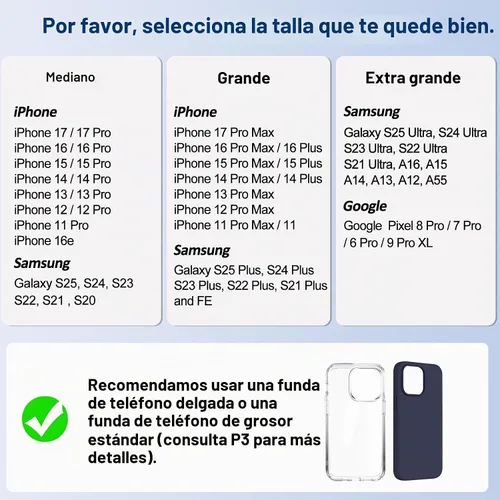 Vista 2 de Funda de cuero para teléfono celular con clip para cinturón, cierre magnético fuerte para iPhone Pro 17 16 15 14 13 12 16e, Samsung Galaxy S25 S24