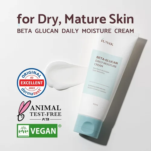 Vista 3 de IUNIK Beta Glucano Crema de Humedad Diaria Beta-Glucano Power Suero Hidratación Intensa Hidratación Intensa Barrera Piel Fortificante Ultra Intensa