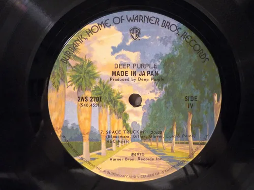 Vista 5 de Deep Purple Made in Japan Gatefold 2 Vinyl Record LPs Album - US Reissue 2WS 2701 - 1973 - Rock hard Rock - VG+