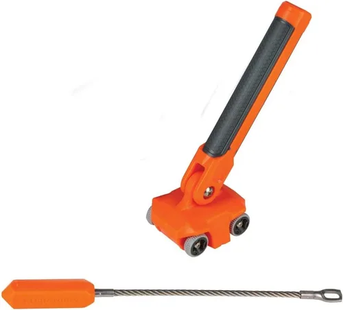 Vista 9 de Klein Tools 50611 Extractor de cables magnéticos, tira cables eléctricos detrás de paredes/espacios estrechos, líder de acero inoxidable, extracción