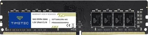 Vista 10 de Timetec 8GB DDR4 2666MHz (PC4-2666V) PC4-21300 UDIMM RAM de escritorio - 288-Pin 1.2V CL19 No ECC sin búfer DIMM Actualización del módulo de memoria