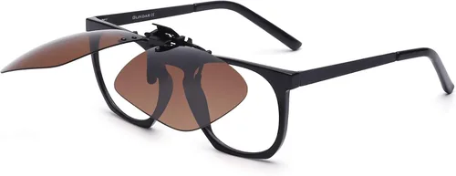 Vista 3 de JM - Gafas de sol polarizadas con clip sin marco para gafas de prescripción