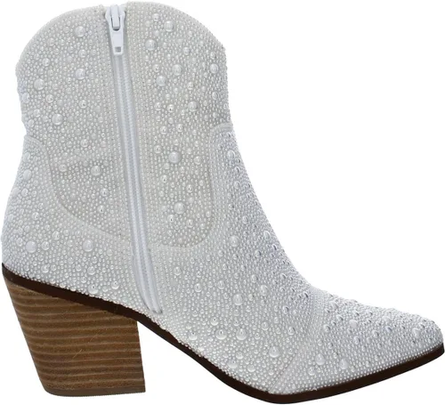 Vista 2 de Betsey Johnson Botas vaqueras occidentales Diva para mujer