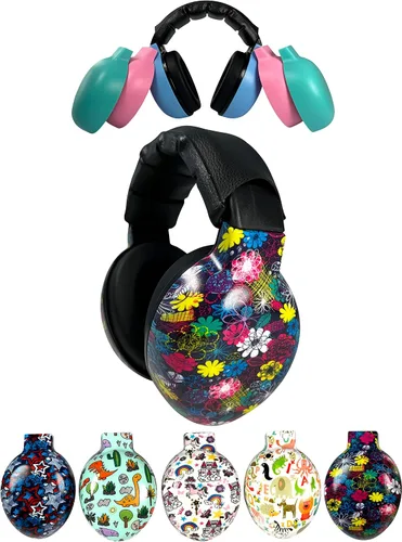 Vista 10 de ZIPZ Baby & Toddler Earmuffs - ANSI-Certified Noise Protection, Audiologist-Recommended, Interchangeable Shells (0-4 Yrs)