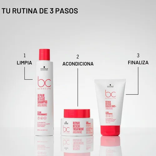 Vista 5 de BC BONACURE Peptide Repair Rescue - Extremos sellados, 3.38 onzas (3.4 fl oz)