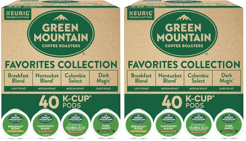 Vista 11 de Colección de favoritos Keurig de tostadores de café Green Mountain paquete variado,Capsulas K-Cup de porción individual Degustación, 40