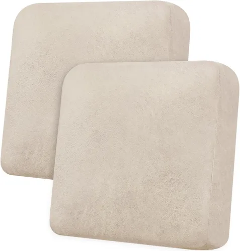 Vista 15 de Funda de cojín para sofá con aspecto de cuero, 1 unidad, elástica, para sala de estar, funda de cojín individual para sofá, protector de asiento