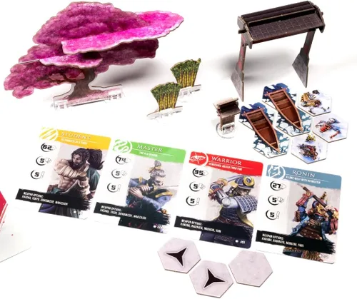 Vista 6 de Senjutsu: Battle for Japan - Juego de duelo samurái con miniaturas y manualidades de mazos, juego de estrategia para niños y adultos, a partir de 14