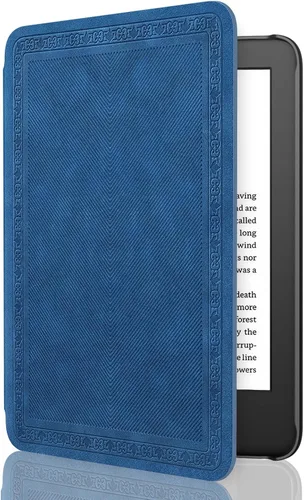 Vista 22 de MoKo Funda compatible con Kindle Basic de 11.ª generación 2024/2022 de 6 2-Flores de albaricoque.