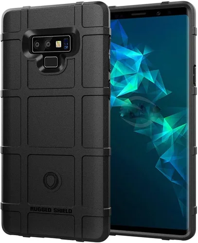 Vista 21 de Para Note 9 Caso, (Rugged Shield Series) TPU Grueso Sólido Armadura Rough Armor Funda Protectora Táctica Para Galaxy Note 9 (6.4 pulgadas) - Verde