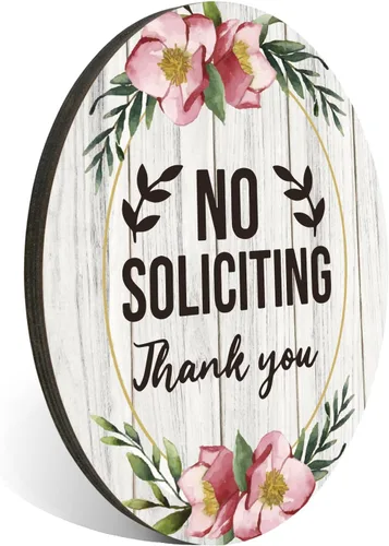 Vista 12 de PMB026 - Letrero multicolor con texto en inglés "No Soliciting, Do Not Knock or Ring Bell", 4 x 5 pulgadas (con cinta adhesiva fuerte)