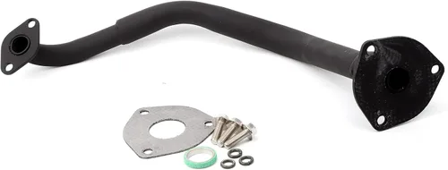Vista 8 de Minho Silenciador de escape para motocicleta, tubo silenciador apto para scooter chino GY6 ciclomotores Jonway 125CC 150CC