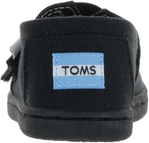 Vista 3 de TOMS Black Canvas Classic Tiny Infant ALPRG 013001D13-BLK