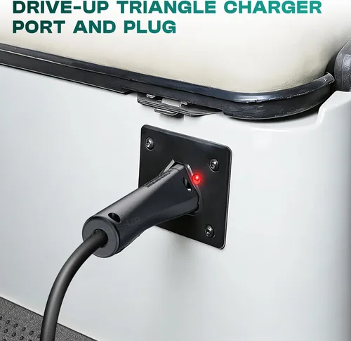 Vista 5 de DRIVE UP Golf Cart 48V Charger Plug Handle Suitable for EZGO RXV, EZGO 3-Pin Triangle Charger Plug, OEM 604321 611219