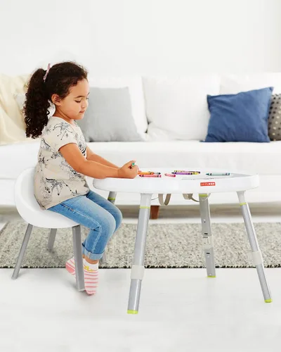 Vista 5 de Skip Hop Sillas de actividades para niños pequeños, juego de 2, metal, color blanco
