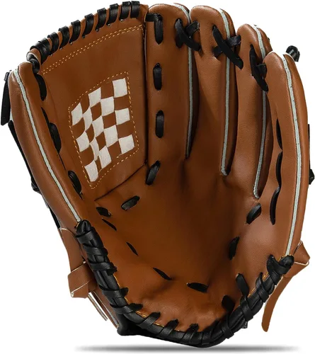 Vista 9 de KRTOYUST® Guante de béisbol Manoplas de cuero compuesto de alto rendimiento para adultos y jóvenes Manoplas de béisbol y sóftbol