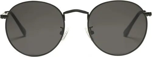 Vista 4 de Pro Acme Gafas de sol polarizadas de metal redondas pequeñas para mujer, estilo retro de diseñador