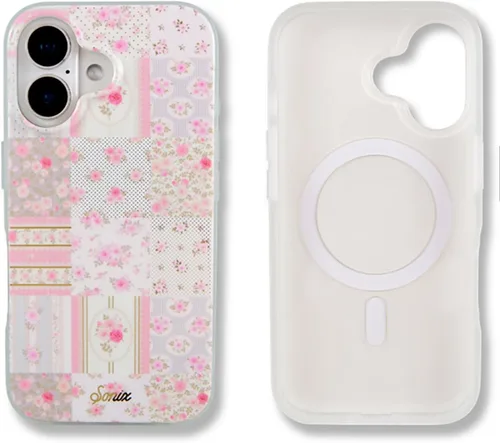 Vista 11 de Sonix x Barbie Funda para iPhone 15 Pro Compatible con MagSafe Probada para caídas de 10 pies Golden Hour