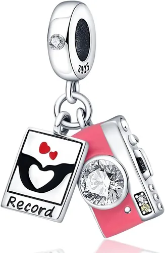 Vista 111 de KUNSIR Los abalorios se adaptan a pulseras Pandora para mujer, plata de ley 925, cuentas colgantes de joyería para niñas, dijes de feliz cumpleaños
