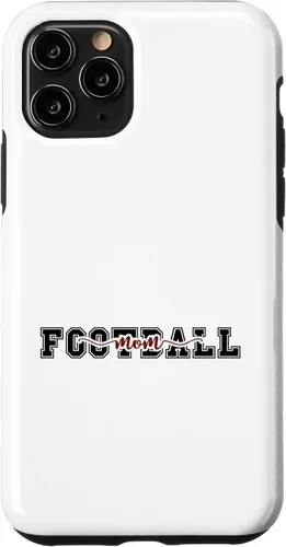 Vista 29 de Proud Football Mom Game Day Varsity Script Style Case for iPhone 17