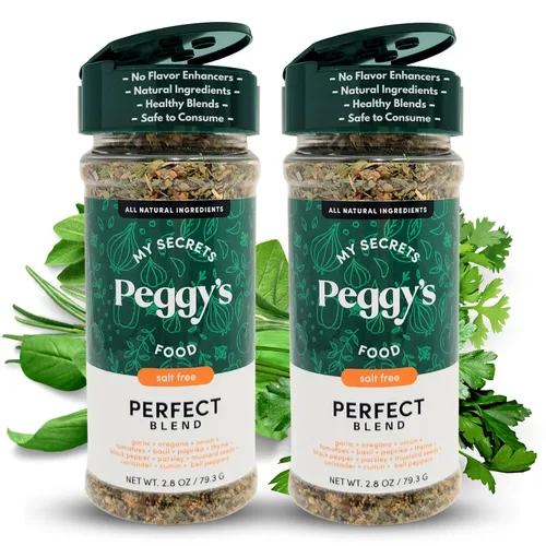 Vista 17 de My Secrets Peggy's Food Everything Bagel Seasoning - Mezcla prémium con sal rosa del Himalaya, semillas de amapola y ajo, cobertura crujiente