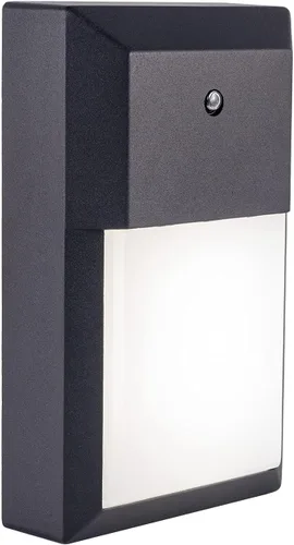 Vista 9 de YoonLIT - Farol LED de pared para exteriores, fotocélula del anochecer al amanecer, luz impermeable para porche, garaje, escalera, pasillo, 12 W