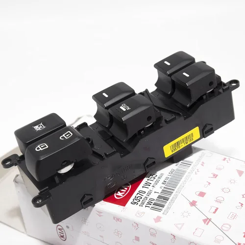 Vista 2 de Interruptor de seguridad para ventana eléctrica del lado del conductor Assy 935701W155 Kia Rio 2012 2014