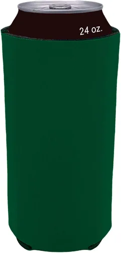 Vista 10 de Espuma en blanco plegable de 24 oz. Can Coolie (variedad, paquete de 6)