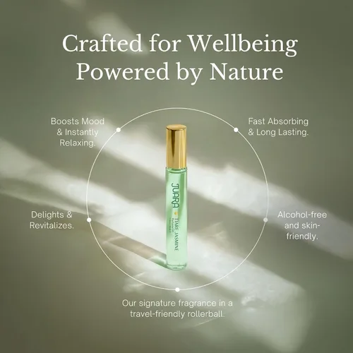 Vista 3 de Juara - Aceite de perfume Tiare Jasmine Roll-on Fragancia floral para mujer Ingredientes naturales Lujo de larga duración Sin alcohol