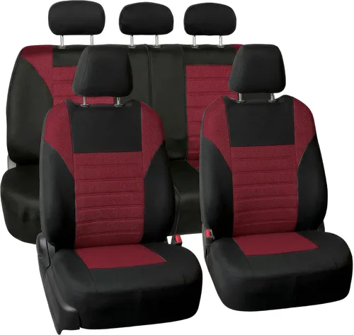Vista 14 de FH Group Juego de fundas de asiento delantero de automóvil con malla de aire 3D premium, fundas de asiento delanteras, accesorios interiores