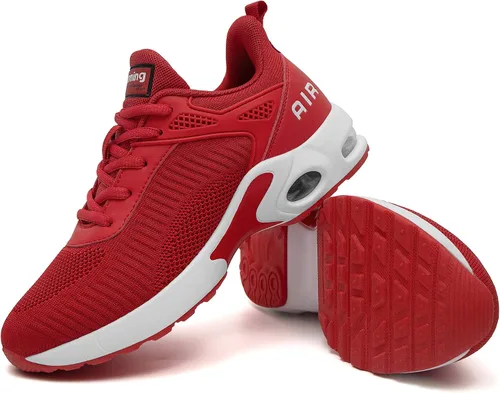 Vista 4 de Women Air Athletic Running Shoes - Air Cushion Shoes for Womens Mesh Sneakers Fashion Tennis Breathable Walking Gym Work Shoes
