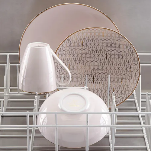 Vista 2 de Lenox 886115 Trianna Blush - Vajilla (12 piezas)